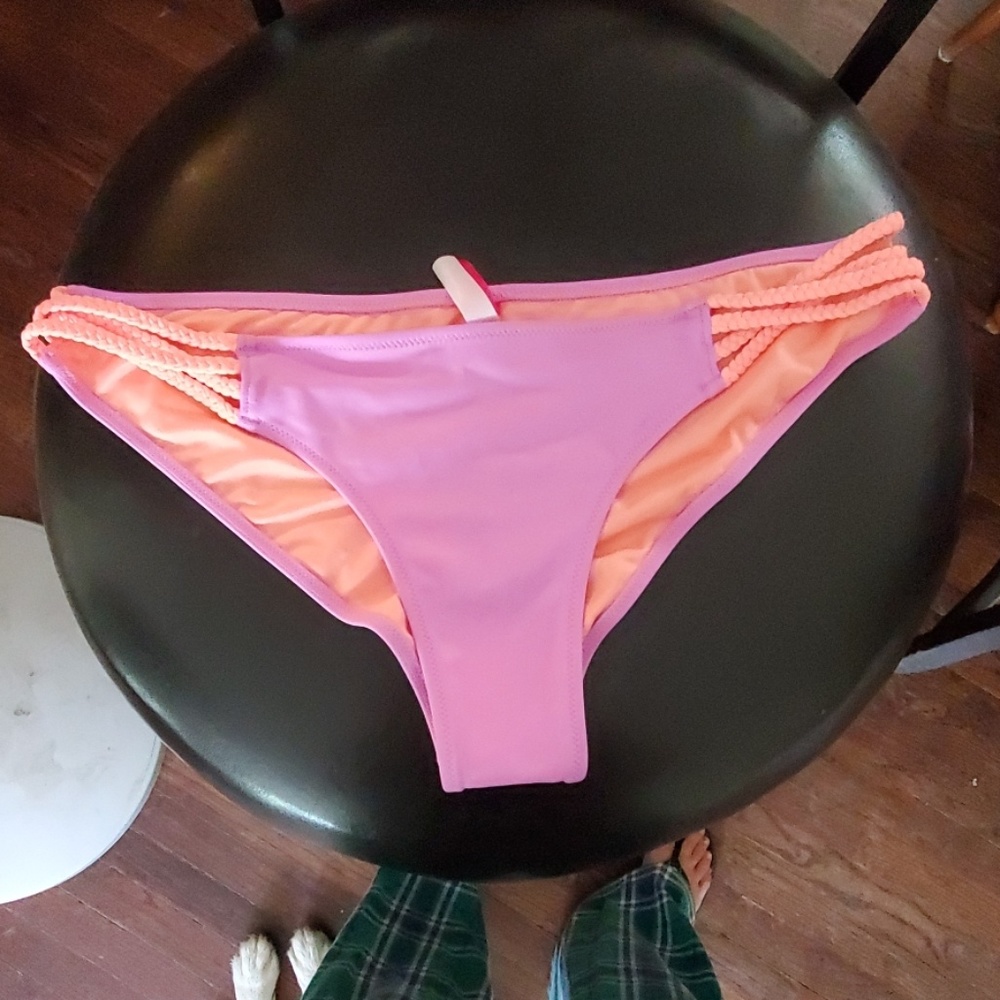 Light purple and orange VS bikini bottom